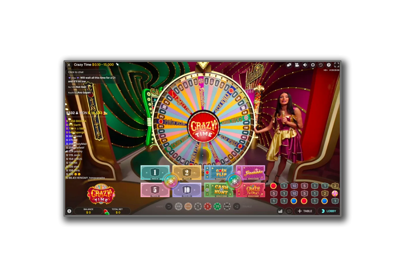 Set bet amount